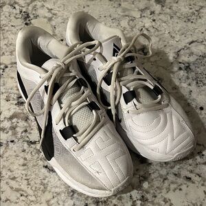 Nike Zoom Freak White and Black basketball shoes